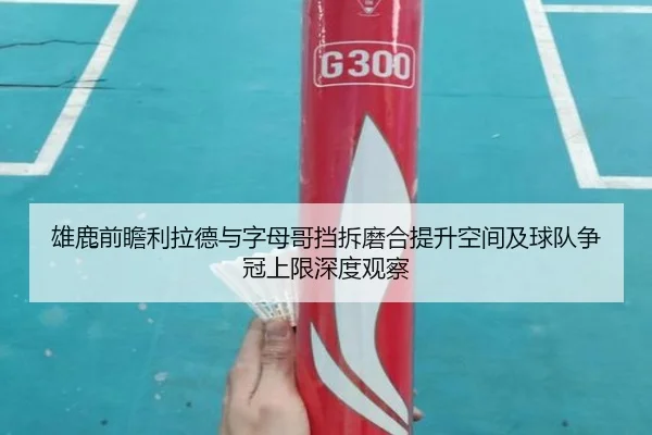 雄鹿前瞻利拉德与字母哥挡拆磨合提升空间及球队争冠上限深度观察